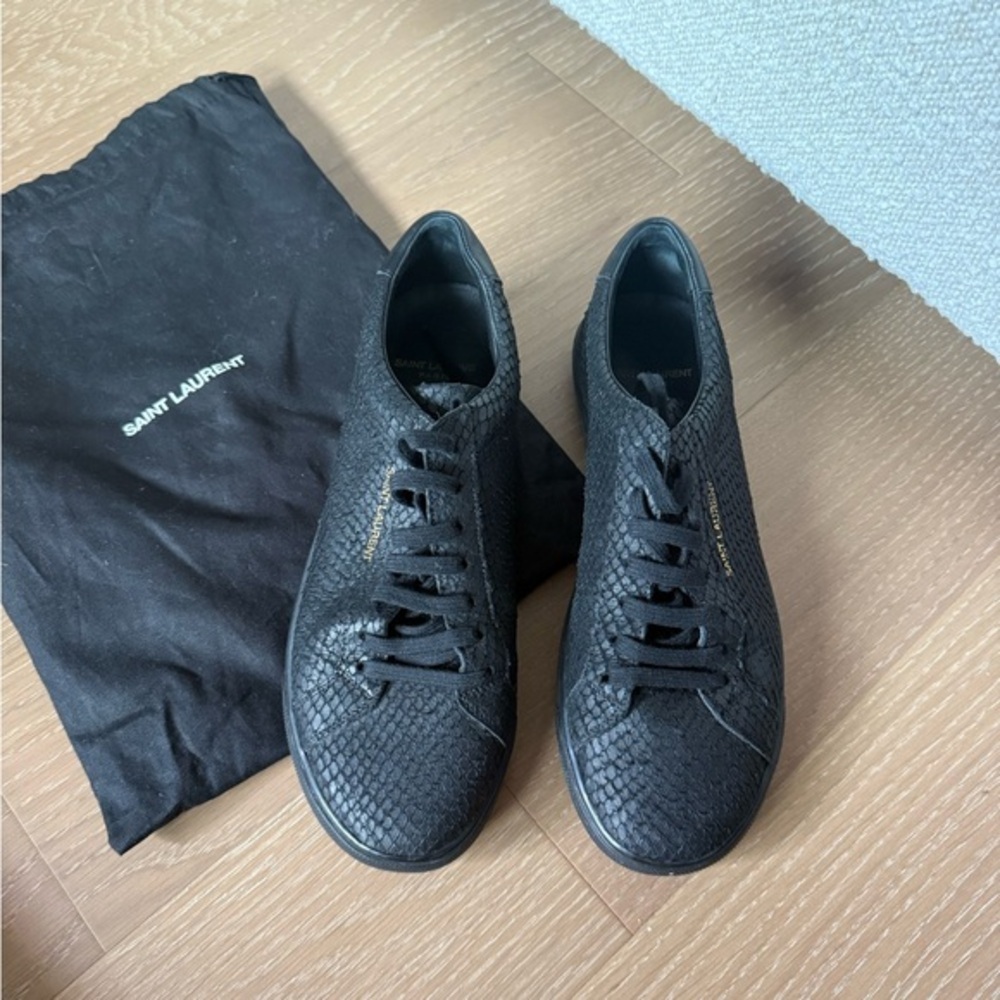 Saint Laurent Black Men's Shoes